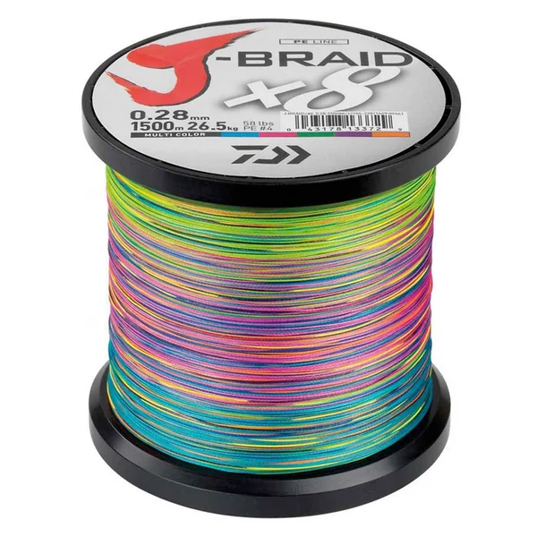 Daiwa J-Braid X8 0.18mm-1500m multi c