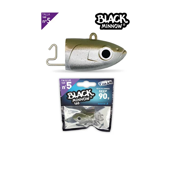 Deep Jighead Fiiish Black Minnow talla 5 - 90g