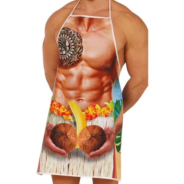 Delantal de hawaiano para hombre