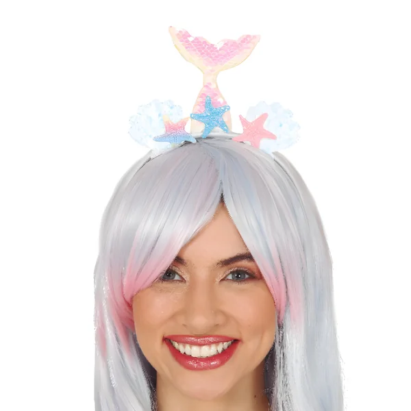 Diadema con cola de sirena