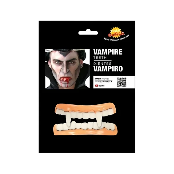 Dientes de vampiro de latex