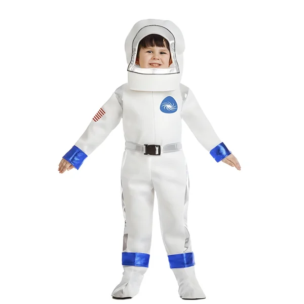 Disfraz de astronauta blanco infantil