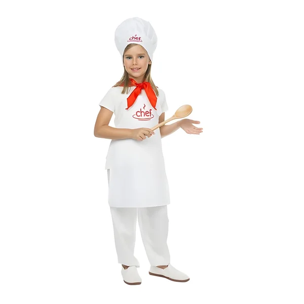 Disfraz de Chef con pañuelo infantil - Imagen 2