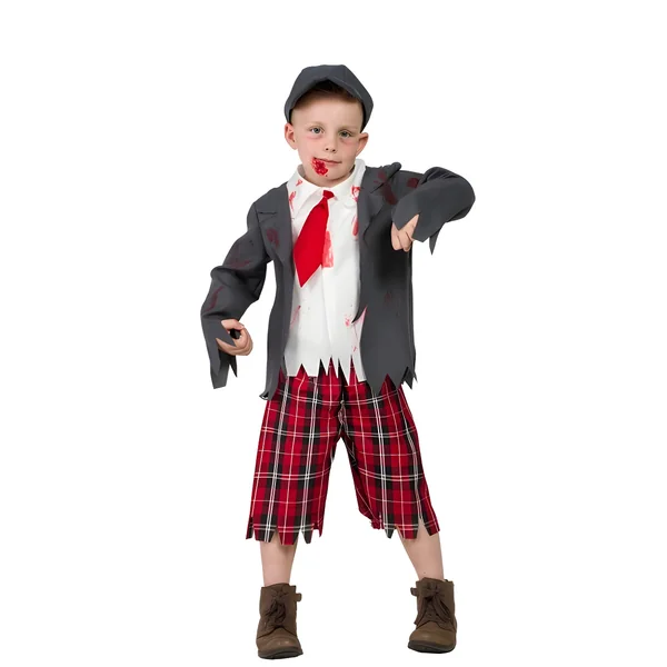 Disfraz de colegial zombie para niño