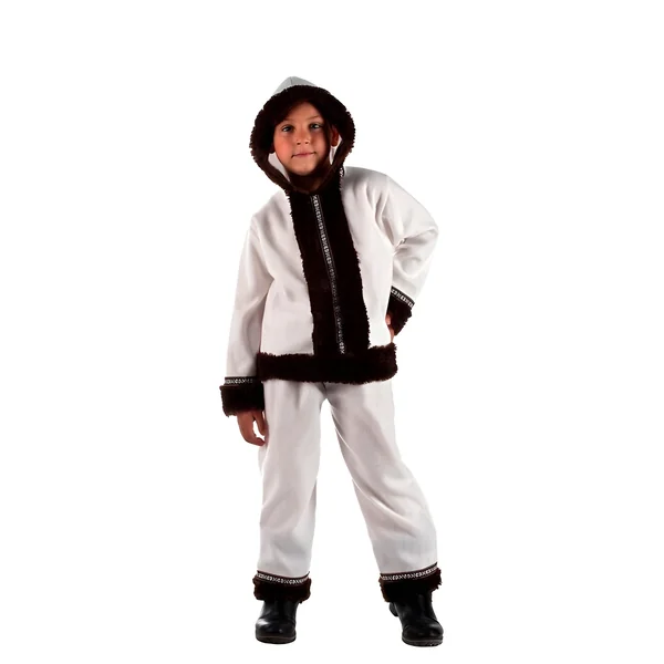 Disfraz de esquimal blanco infantil