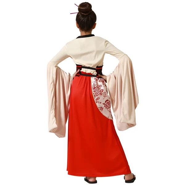 Disfraz de japonesa para niña - Imagen 3