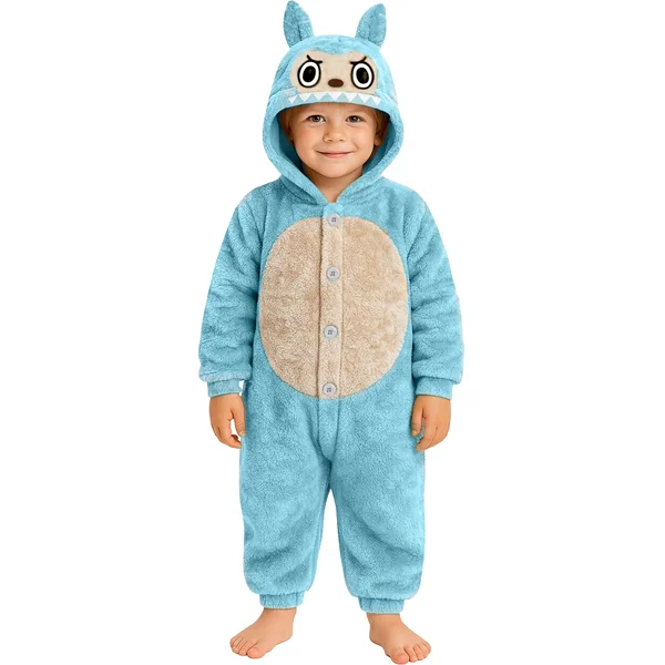 Disfraz de Labubu azul infantil