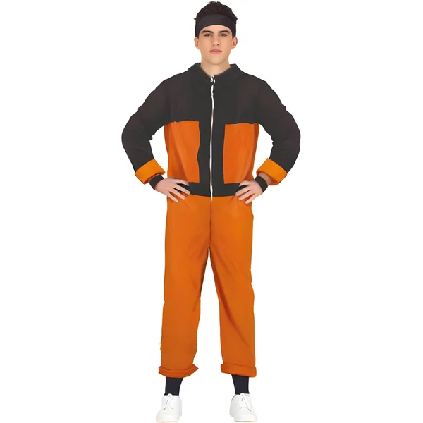 Disfraz de ninja Naruto naranja y negro infantil - Imagen 2