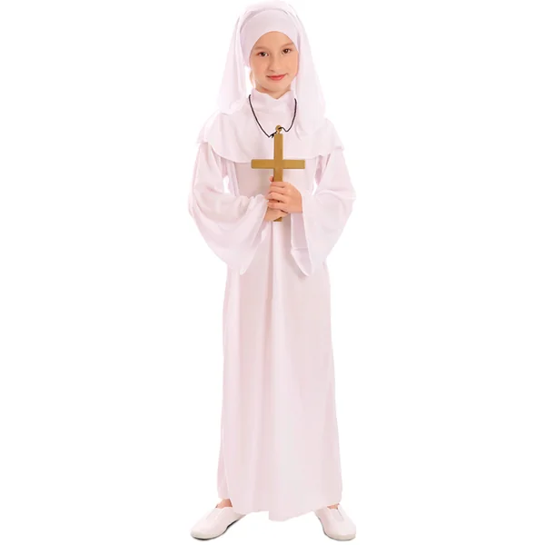 Disfraz de novicia religiosa para niña