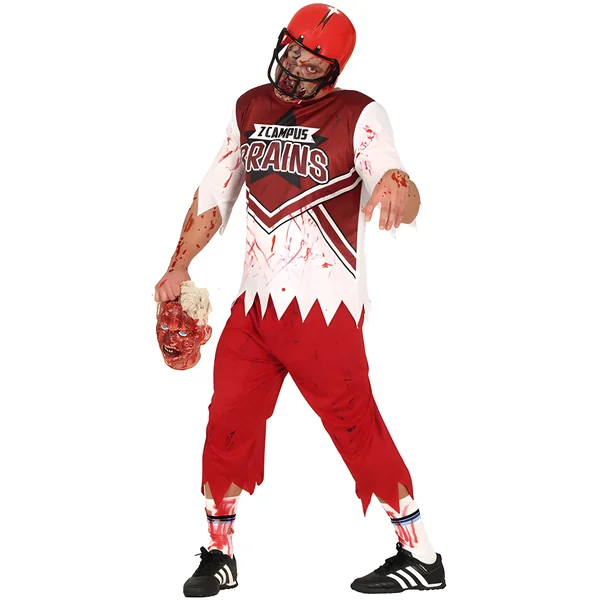 Disfraz de quaterback zombie para hombre