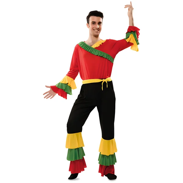 Disfraz de rumbero rojo para hombre
