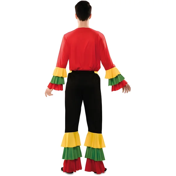 Disfraz de rumbero rojo para hombre - Imagen 2