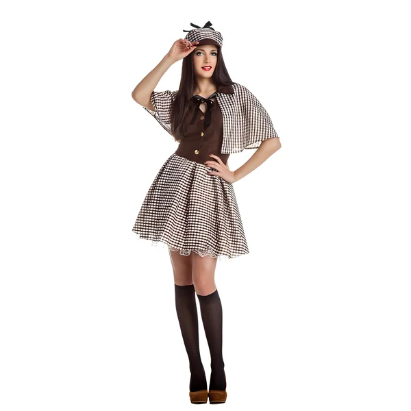 Disfraz de Sherlock Holmes para mujer