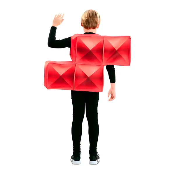 Disfraz de Tetris rojo infantil - Imagen 2