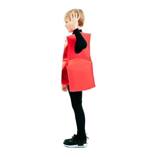 Disfraz de Tetris rojo infantil - Imagen 3