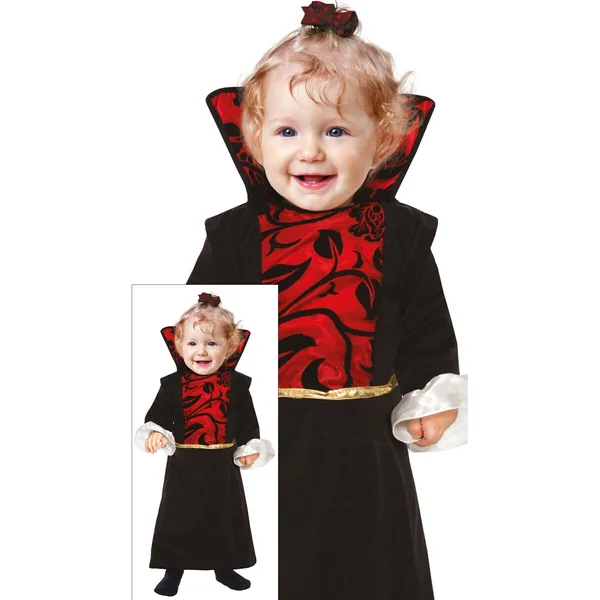 Disfraz de vampiresa elegante para bebé - Imagen 2