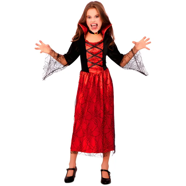 Disfraz de vampiresa siniestra para niña