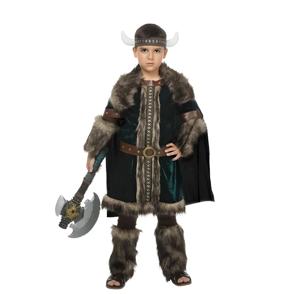 Disfraz de vikingo escandinavo para niño