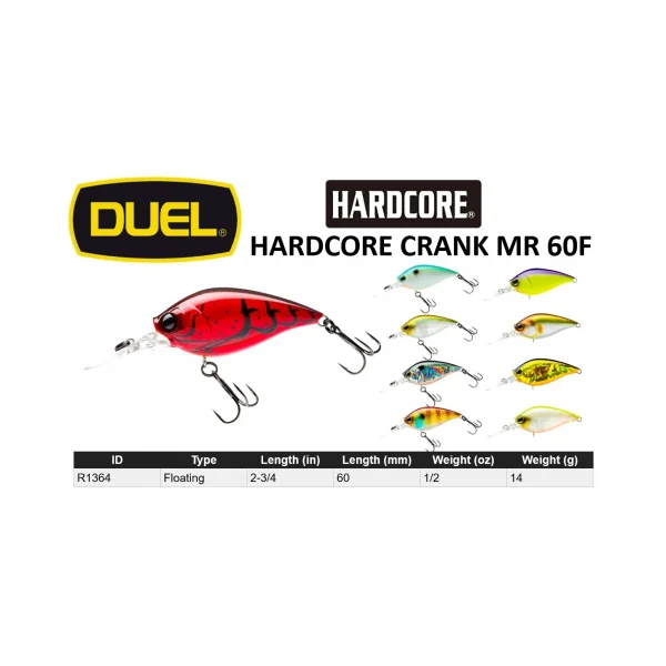 Duel Hardcore Crank MR 60F