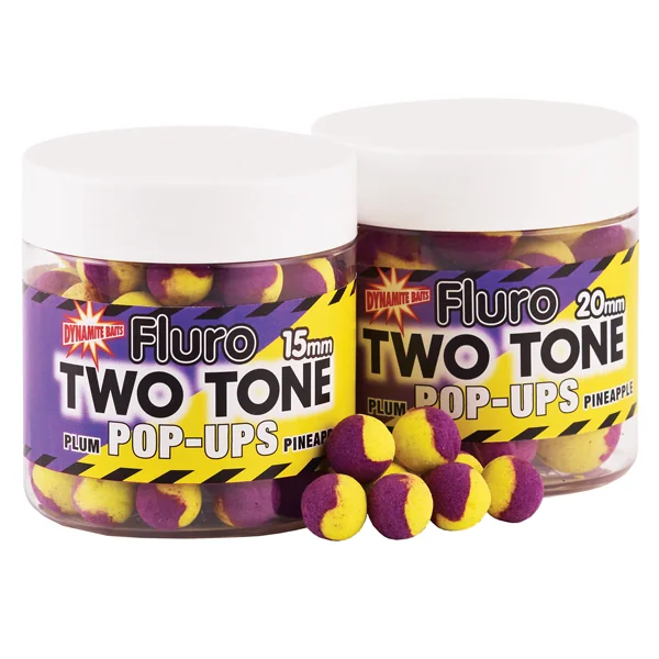 Dynamite Fluro Two Tone Pop-ups 'Plum & Pineapple' (20mm)