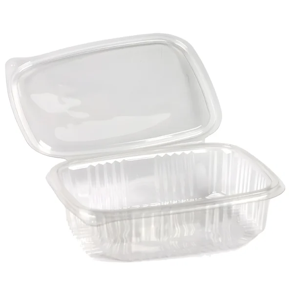 Envase de 1,5 L desechable con tapa bisagra - 50 unidades