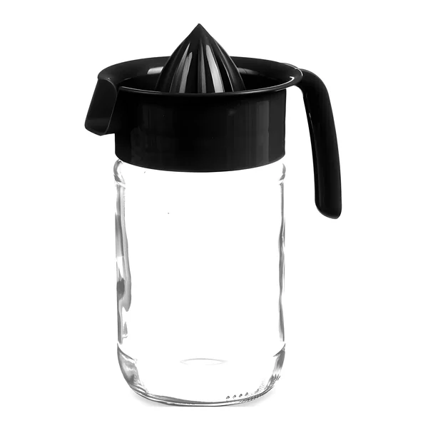 Exprimidor manual de cristal de 660 ml negro - Leknes