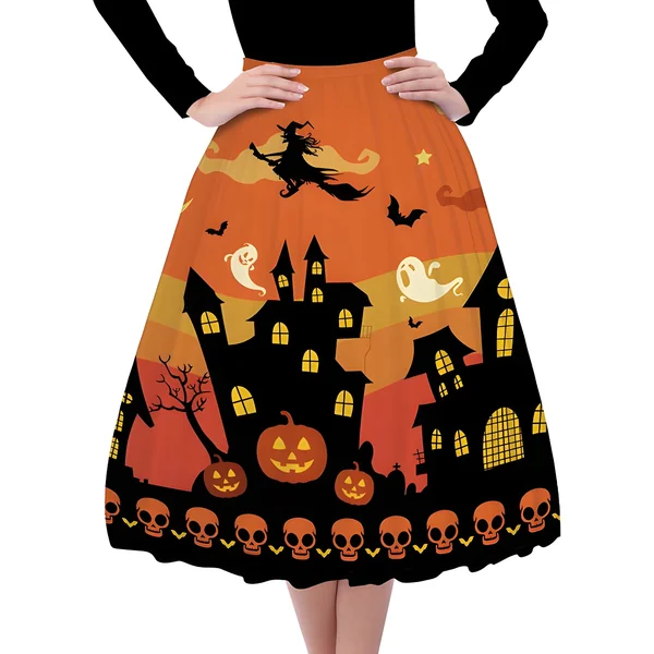 Falda de Halloween para mujer