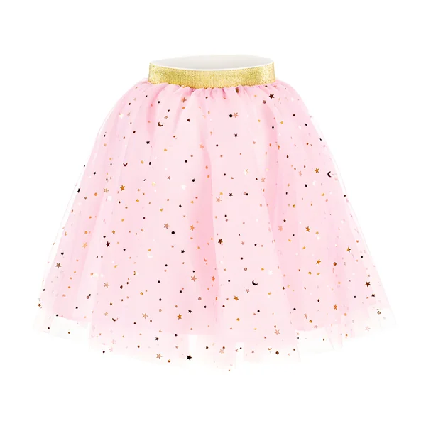 Falda rosa de princesa de 3 a 7 años