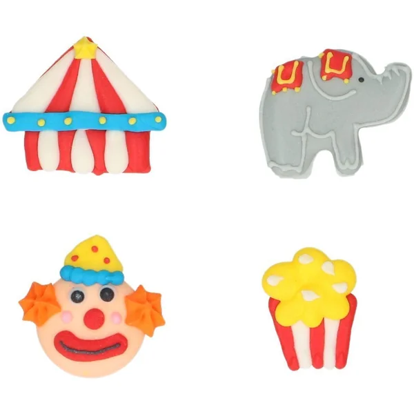 Figuras de azúcar de Circo - 8 unidades