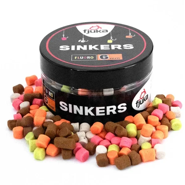 Fjuka Sinkers Mixed Colours 4mm