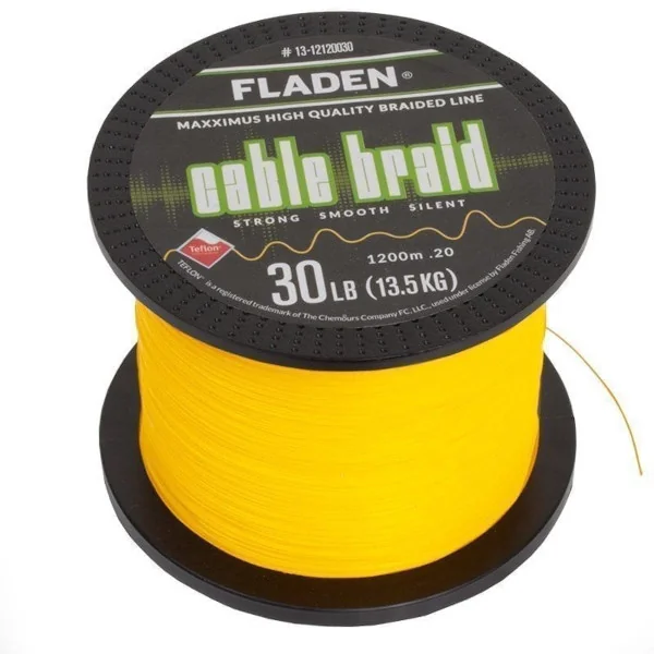 Fladen Maxximus Cable Braid Yellow 0,25mm (1200m)