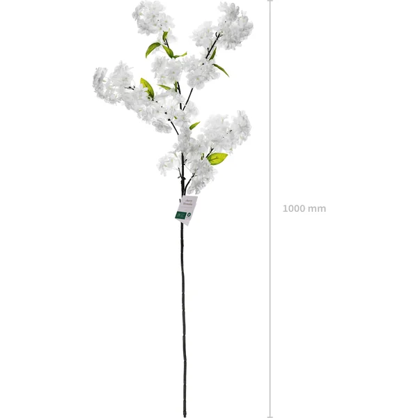 Flor decorativa artificial Blooming Cherry de 97 cm - Imagen 2