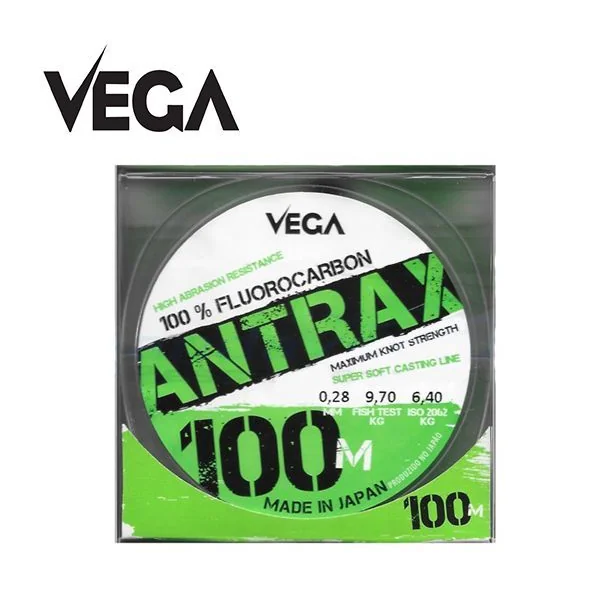 Fluorocarbono 100% Vega Antrax