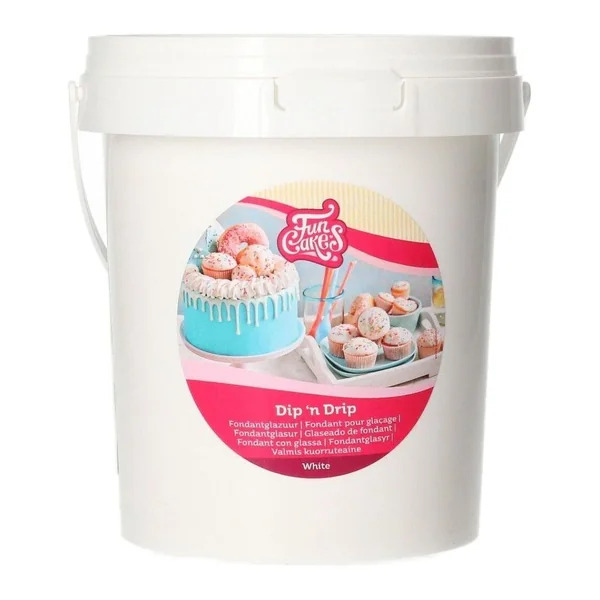 Fondant blanco líquido de 1 kg - Funcakes