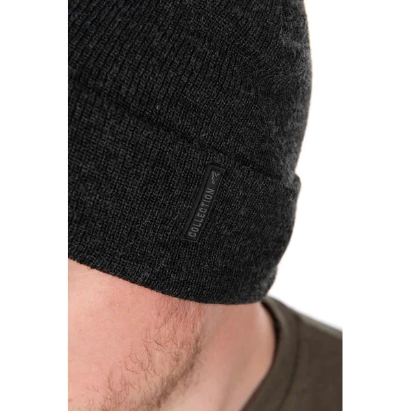 Fox Collection Gorro Beanie Negro/Naranja