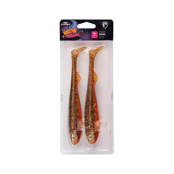 Fox Rage Super Slick Shad 18cm/7" UV Goldie (2pcs)