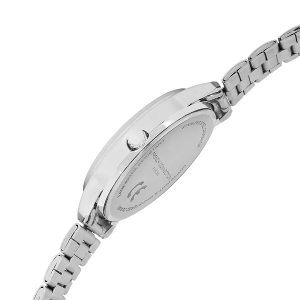French Connection Silver Case Round Shape Silver Strap Quartz Watch - Imagen 5