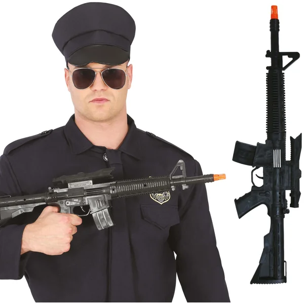Fusil con mirilla negro de 58 cm