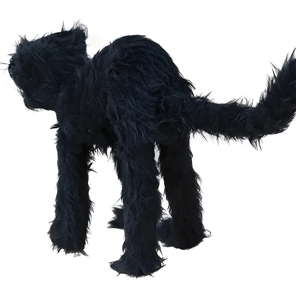 Gato de pelo negro de 30 cm - Imagen 2