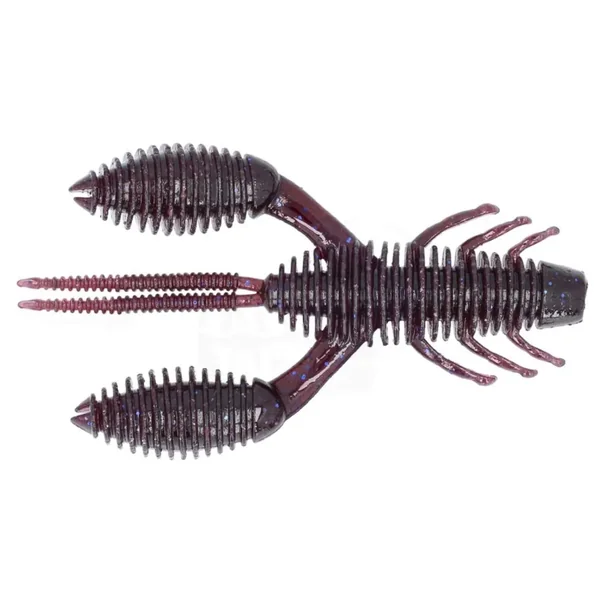 GEECRACK BELLOWS CRAW 3.5" SCUPPERNONG/BLUE FLAKE 034