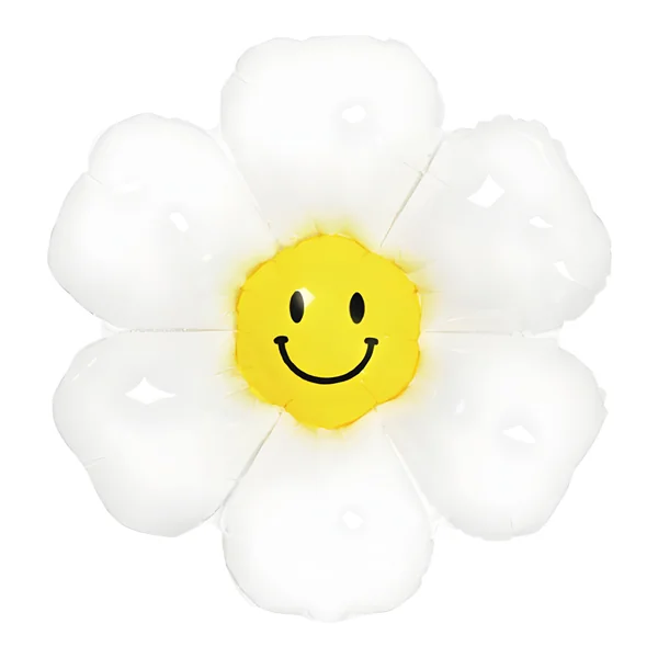 Globo de flor margarita sonriente de 68 cm