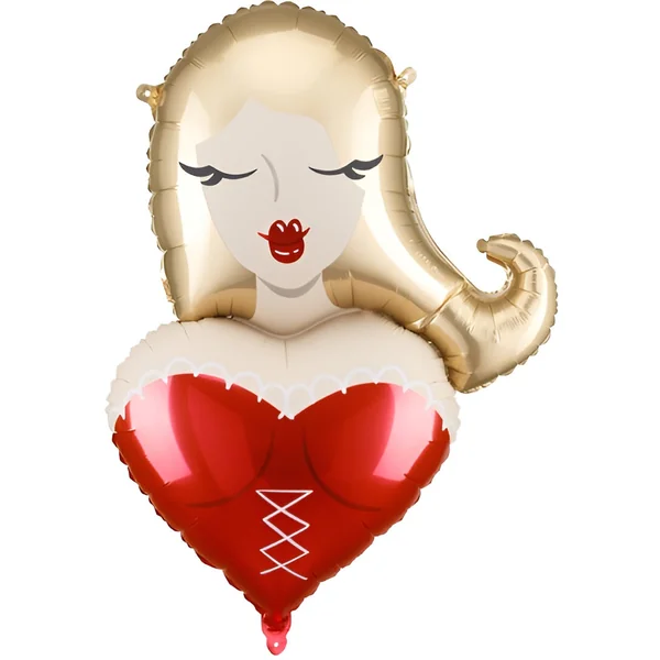 Globo de Girl rubia de 74,5 x 57 cm