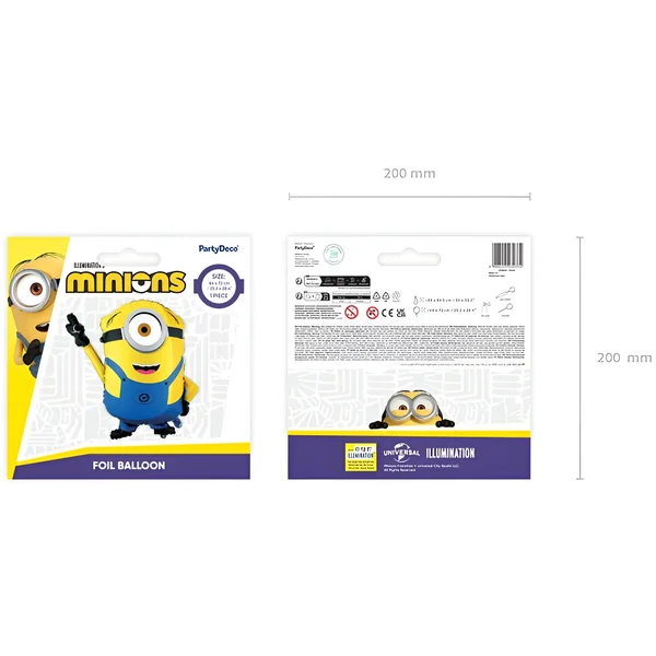 Globo de Minion Mel de 72 x 64 cm - Imagen 5