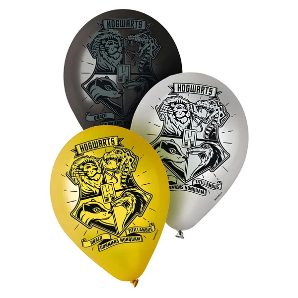Globos de Harry Potter negros y dorados - Ciao - 10 unidades