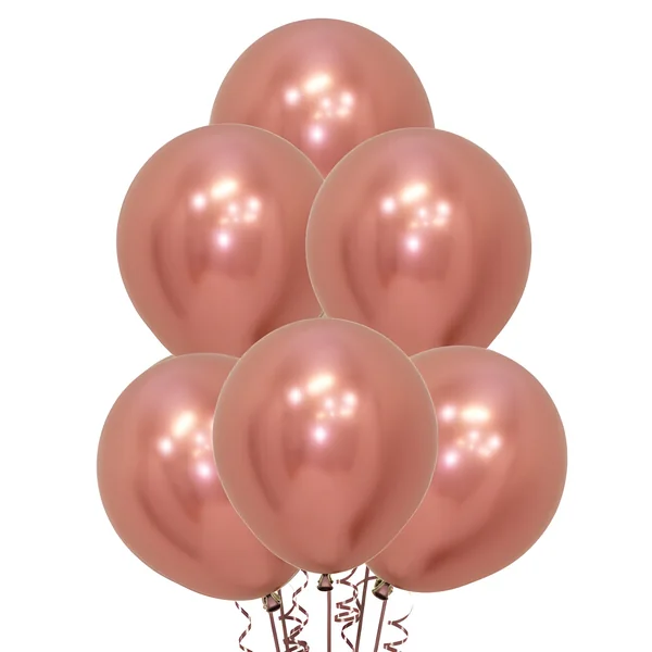 Globos de látex de 45 cm metalizados reflex - Sempertex - 15 unidades
