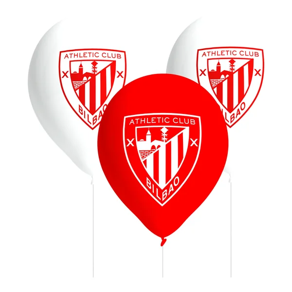 Globos de látex de Athletic de Bilbao - 8 unidades