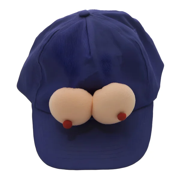 Gorra con tetas azul