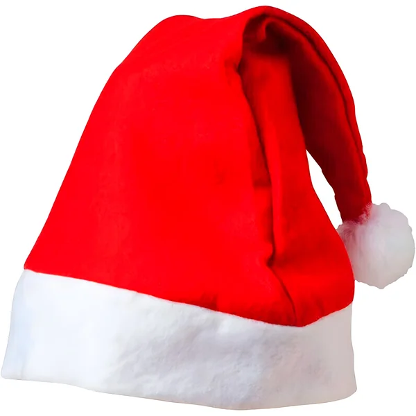 Gorro de Papá Noel rojo infantil