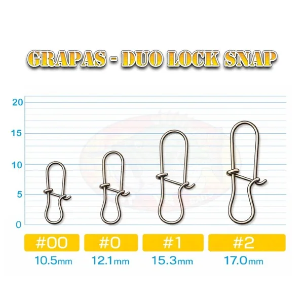 Grapas AGR Duo Lock Snap Black Nickel - Imagen 6