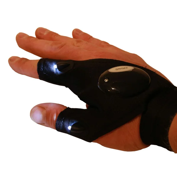Guante de Noche con 2 Leds Mano Derecha